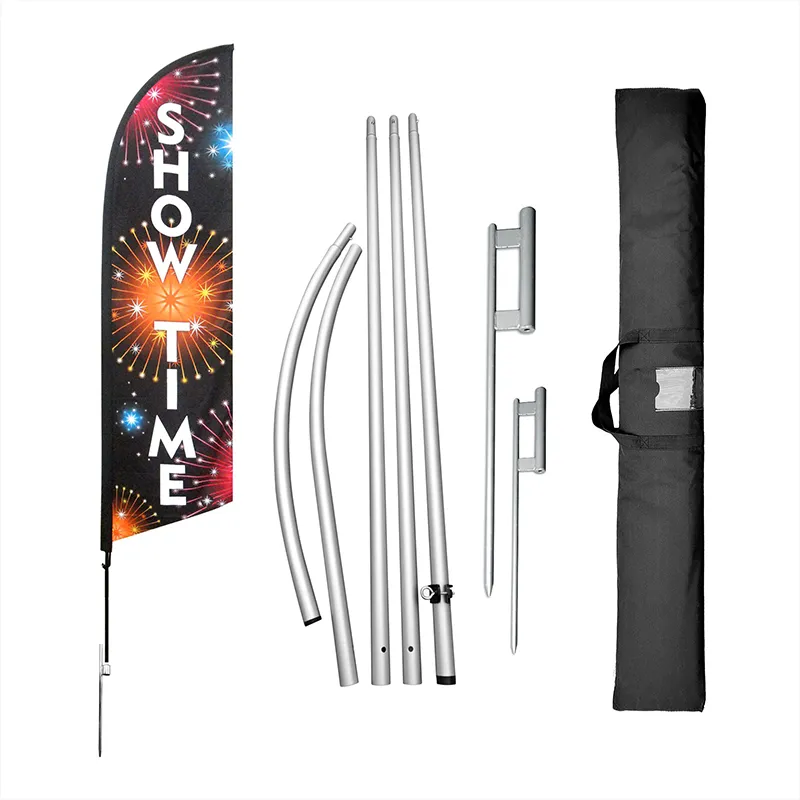 Bandeira de praia de penas