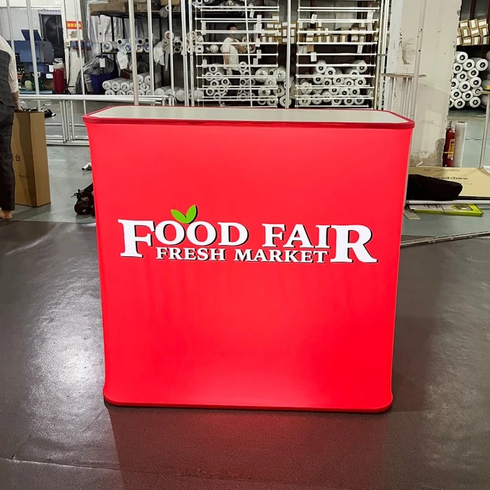 Balcão elevável retangular LED