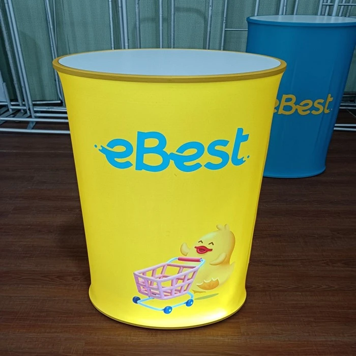 Balcão elevável redondo LED