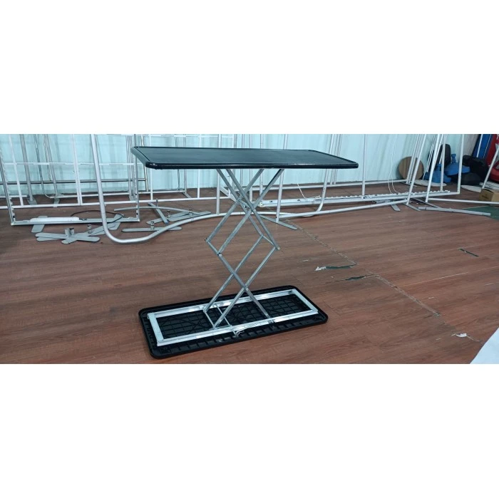 Balcão elevável retangular de plástico