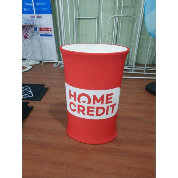 Balcão redondo elevável